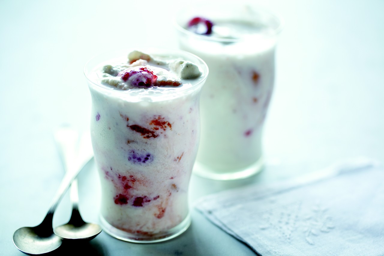 Frosty Berry Cream Milkshake