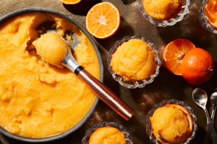 Orange Honey Sorbet