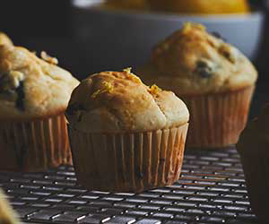 
                                  Blackberry cupcakes
                              