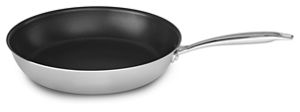 Tri-Ply Stainless Steel 12inches Nonstick Skillet